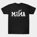 Mama Lightning Bolt Checkered Varsity Mother'S Day T-Shirt