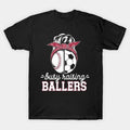 Busy Raising Ballers Baseball Soccer Bandana Mothers Day T-Shirt