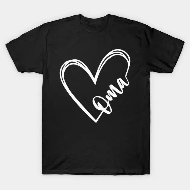 Oma Heart Grandma Ger Mother'S Day T-Shirt