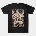 Rodeo Grandma Western Cowboy Family Matching Mother'S Day T-Shirt