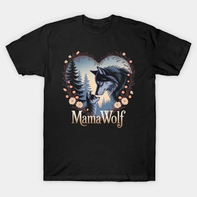 Wolf Pack Wolfgang Wildlife Animal Mama Wolf T-Shirt
