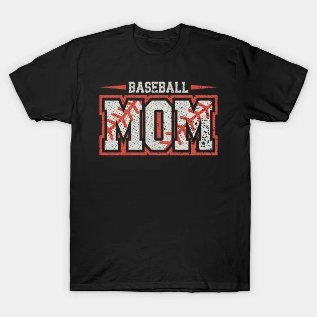 Mother?¡¥S Day Baseball Mom Vibes Graphic T-Shirt