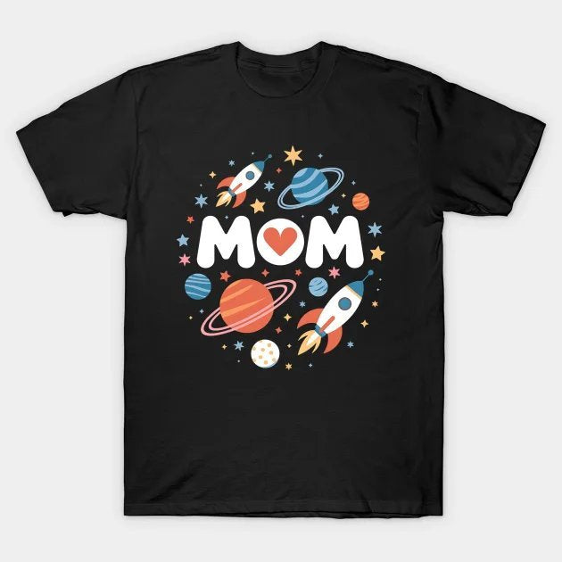 Mom Space Galaxy Mothers Day T-Shirt