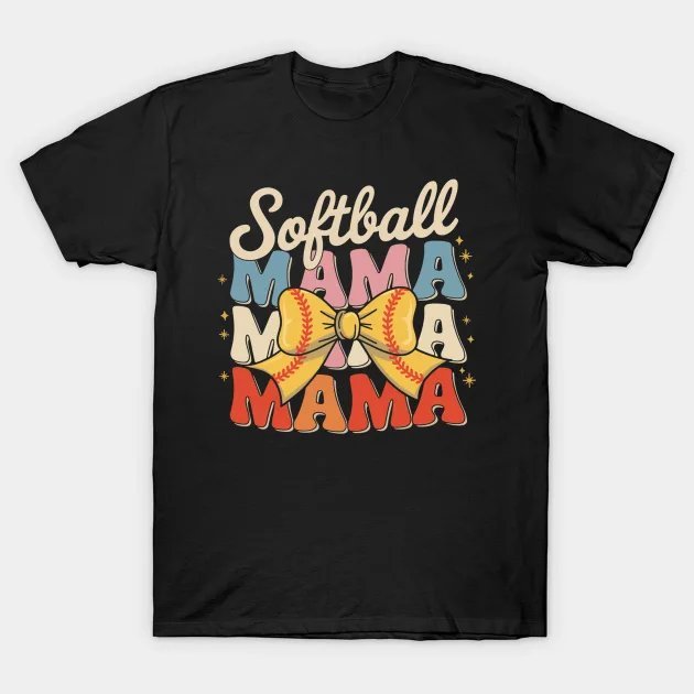 Softball Mama Mother'S Day T-Shirt