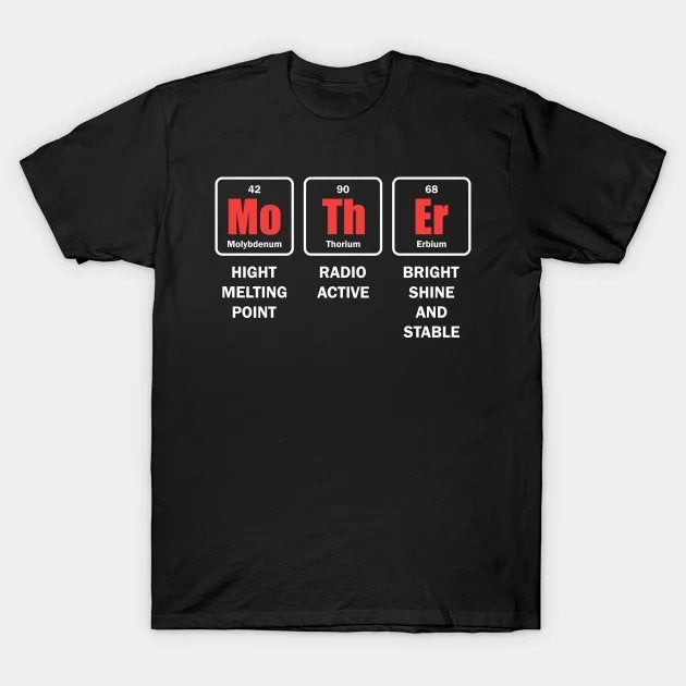 Elements Of A Mother Periodic Table Mother'S Day Funny Women T-Shirt
