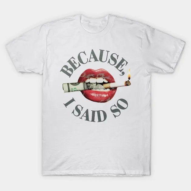 Bold Lips And Cigar T-Shirt