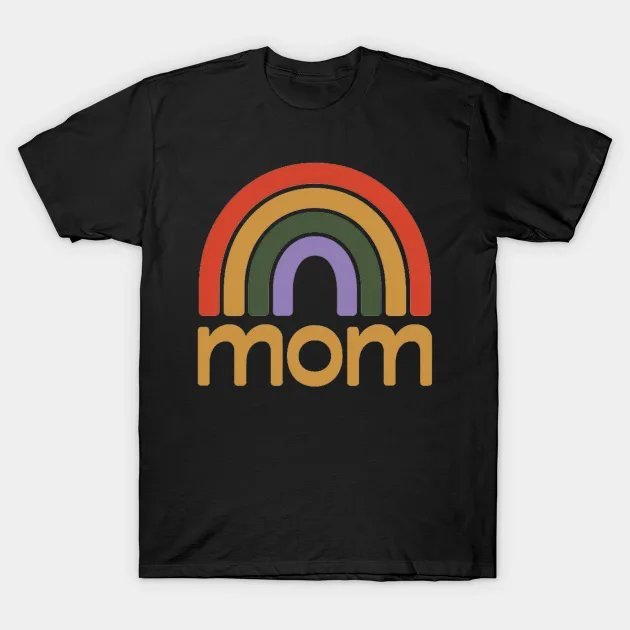Mom Rainbow For Mothers Day T-Shirt