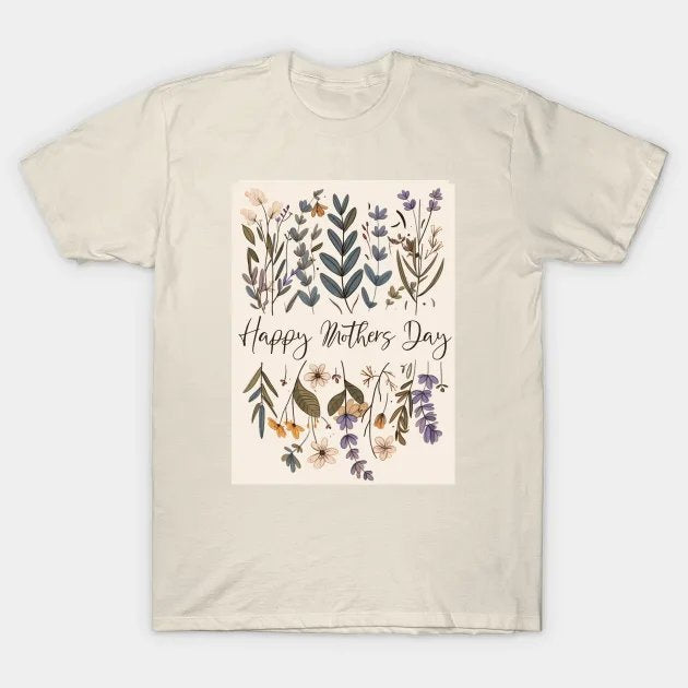 Mothers Day Floral Card T-Shirt