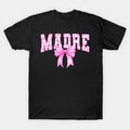 Madre Coquette Pink Chinoiserie Floral Bow Happy Mothers Day T-Shirt