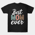 Best Mom Ever Leopard Print Mother'S Day T-Shirt