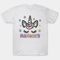 Women'S Mamacorn Unicorn Birthday Cute Mother'S Day T-Shirt