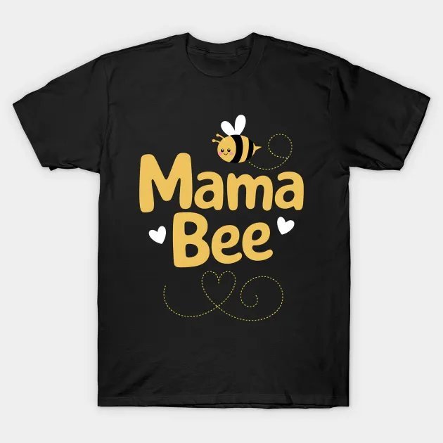 Mama Bee Cute Beekeeping Birthday Party T-Shirt