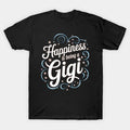 Happiness Is Being A Gigi Cute Grandma Mother'S Day Women'S T-Shirt
