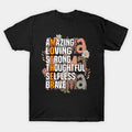 Amazing Mama - Positive Mother Adjectives Graphic T-Shirt