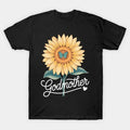 Godmother Heart Mother'S Day Godmother T-Shirt