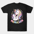 Funny Mamacorn Costume Mothers Day Unicorn T-Shirt