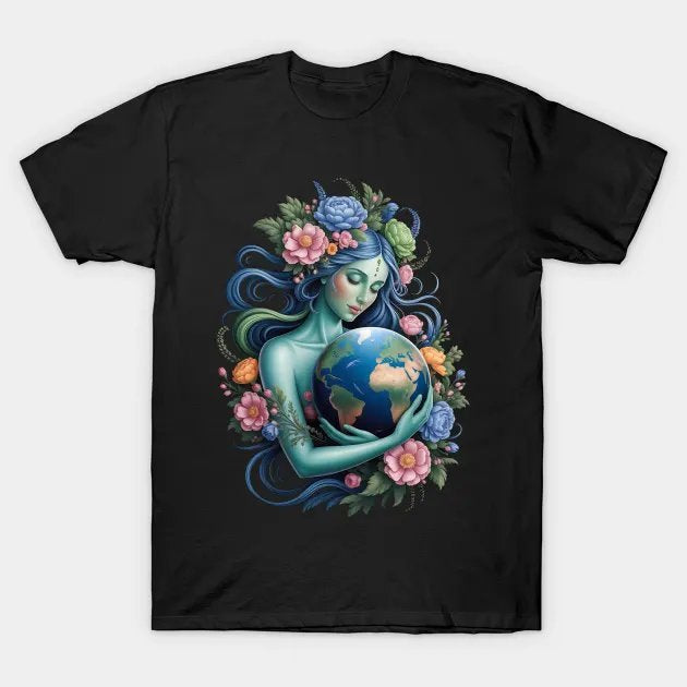 Green Mother Earth Day Gaia Save Our Planet T-Shirt