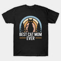 Mother'S Day Cat Mommy Black Cat Best Cat Mom Ever T-Shirt