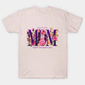 World'S Best Mom - Elegant Floral Mother'S Day Design T-Shirt