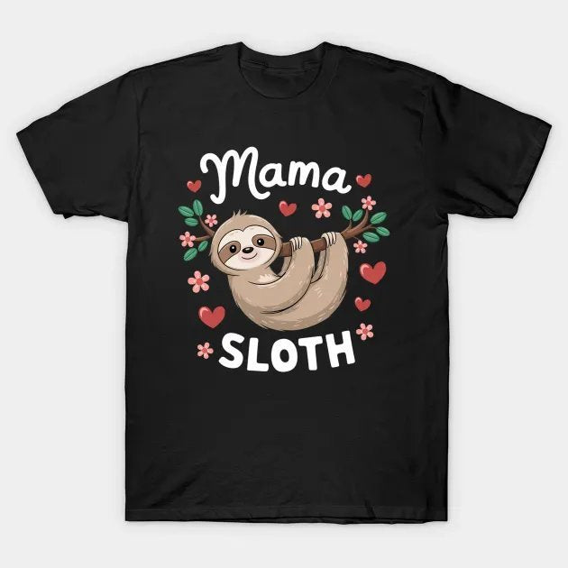 Mama Sloth Mother'S Day Wildlife T-Shirt