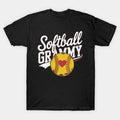 Softball Grammy Leopard Ball Mother'S Day T-Shirt