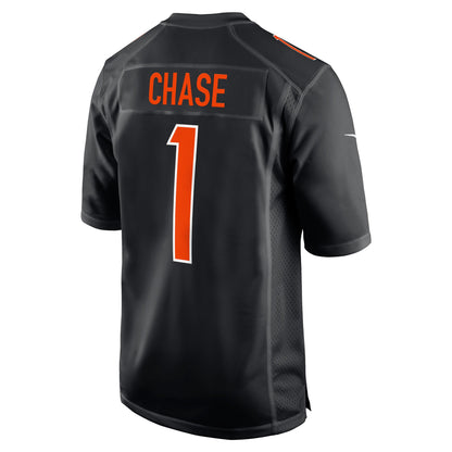 Ja'Marr Chase Cincinnati Bengals Game Fashion Jersey - Black