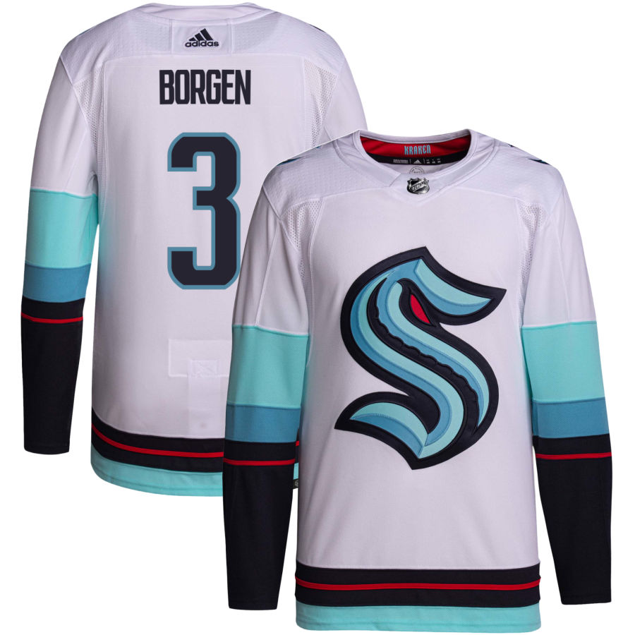 Will Borgen Seattle Kraken Away Primegreen Authentic Jersey - White