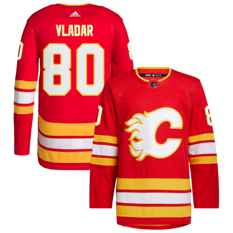 Daniel Vladar Calgary Flames 2020/21 Home Primegreen Authentic Pro Jersey - Red