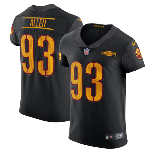 Jonathan Allen Washington Commanders Alternate Vapor Elite Jersey - Black