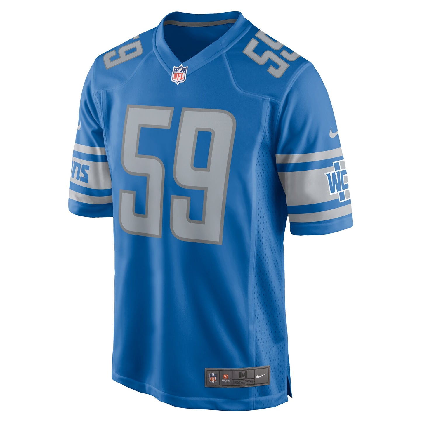 Trevor Nowaske Detroit Lions Team Game Jersey - ?Blue