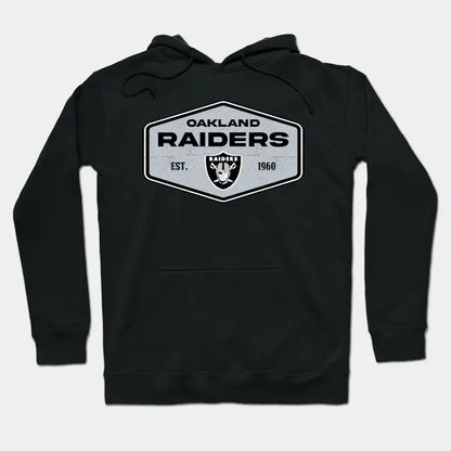 Vintage Badge Oakland Raiders Hoodie