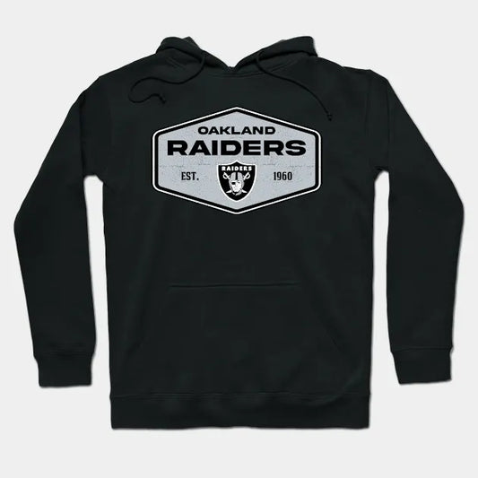 Vintage Badge Oakland Raiders Hoodie