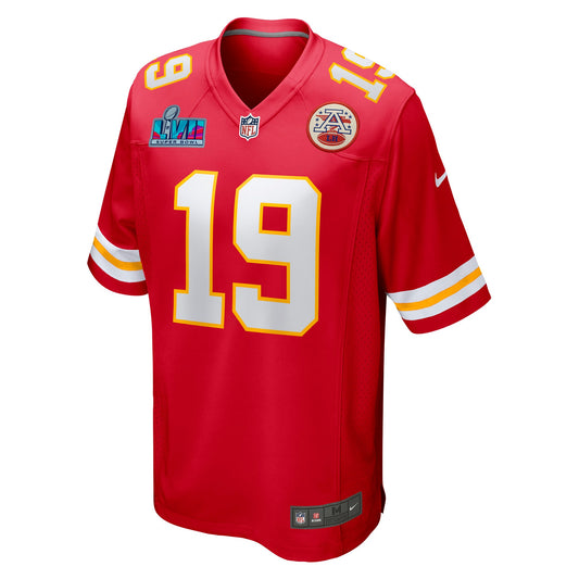 Kadarius Toney Kansas City Chiefs Super Bowl LVII Patch Game Jersey - Red