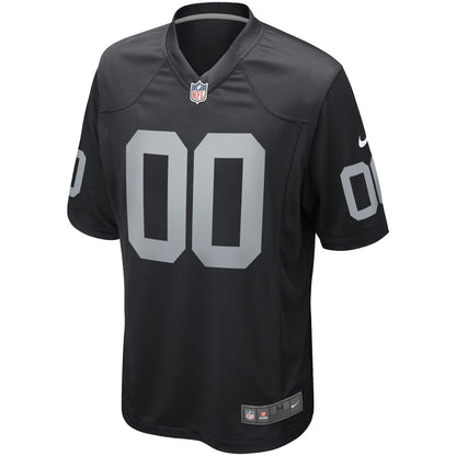 Jim Otto Las Vegas Raiders Game Retired Player Jersey - Black