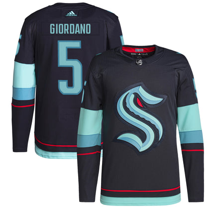 Mark Giordano Seattle Kraken Home Authentic Primegreen Player Jersey - Navy