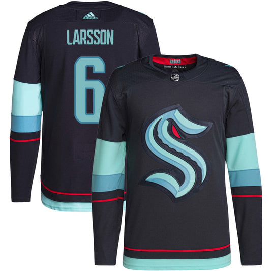Adam Larsson Seattle Kraken Home Authentic Primegreen Jersey - Navy
