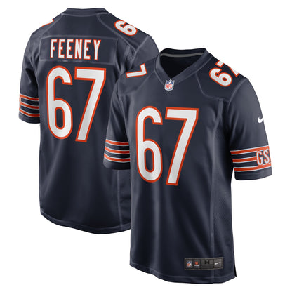 Dan Feeney Chicago Bears Team Game Jersey - ?Navy