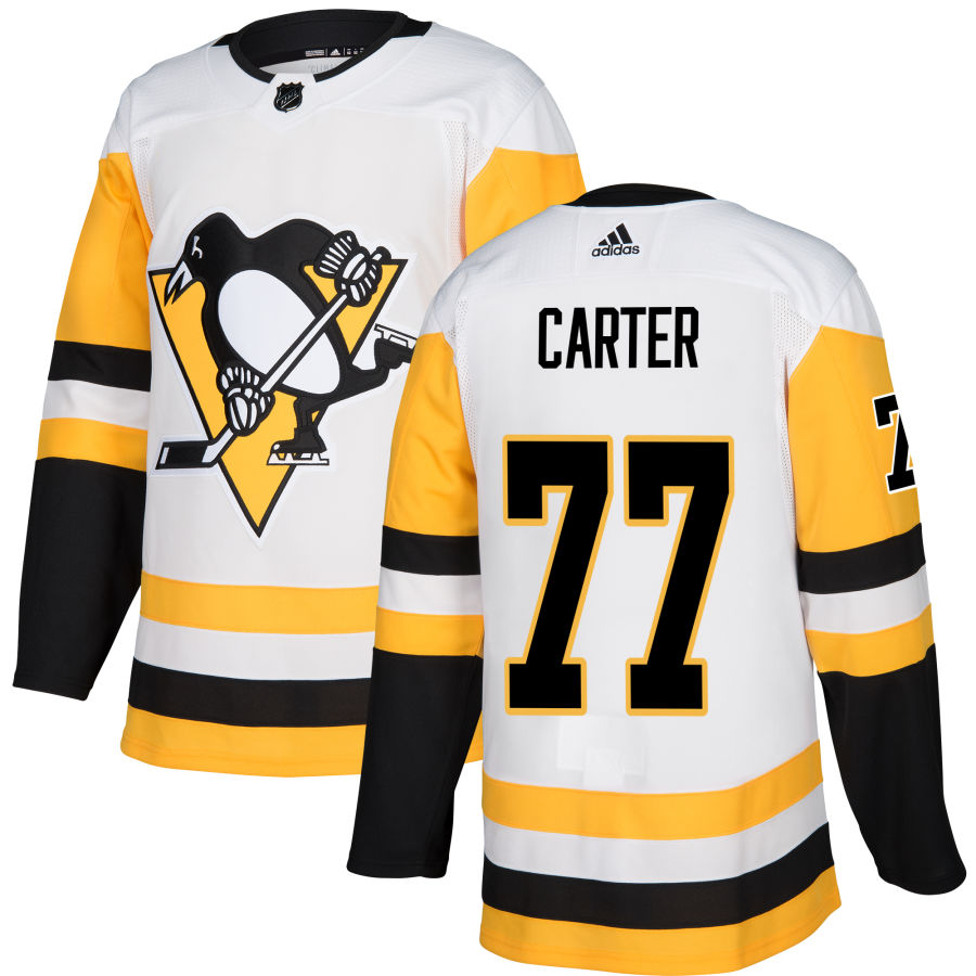 Jeff Carter Pittsburgh Penguins Authentic Jersey - White