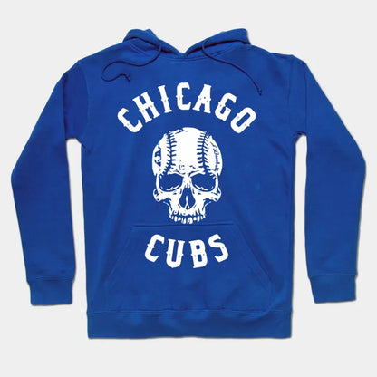 Cubs Skull Hoodie
