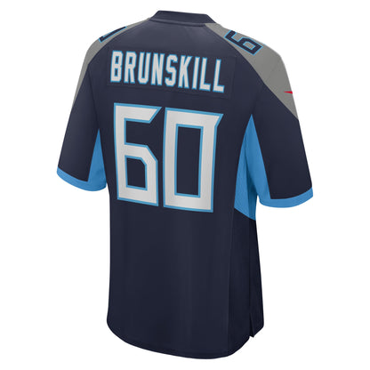 Daniel Brunskill Tennessee Titans Game Player Jersey - Navy