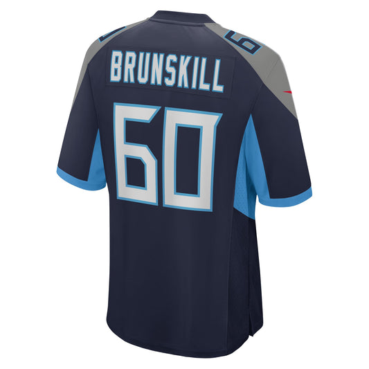 Daniel Brunskill Tennessee Titans Game Player Jersey - Navy