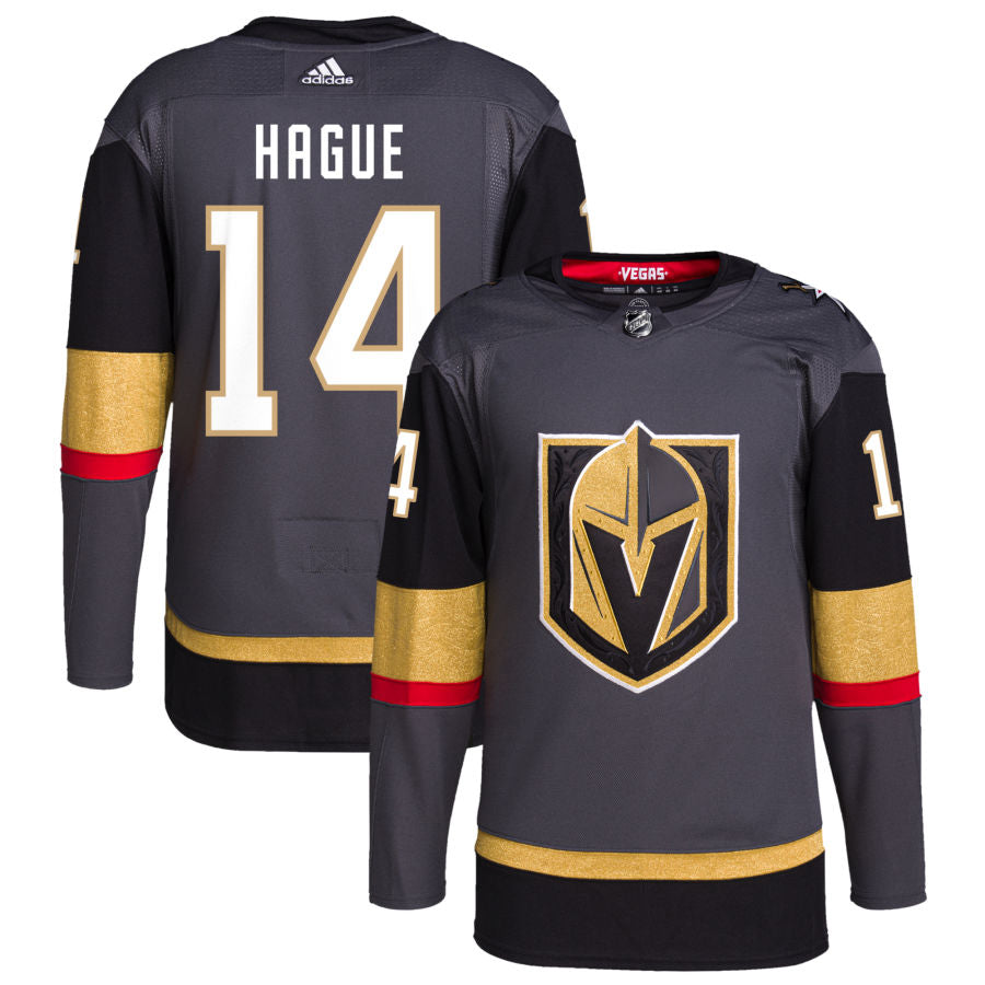 Nicolas Hague Vegas Golden Knights Alternate Authentic Pro Jersey - Gray