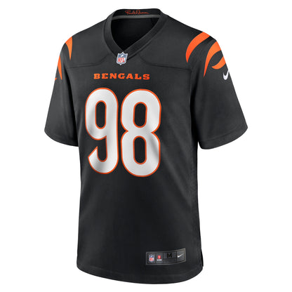 D.J. Reader Cincinnati Bengals Game Jersey - Black