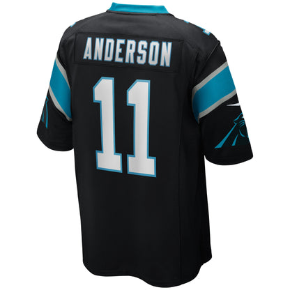 Robbie Anderson Carolina Panthers Game Player Jersey - Black