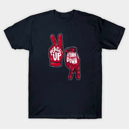 Atlanta Braves Peace Up A-Town Down T-Shirt