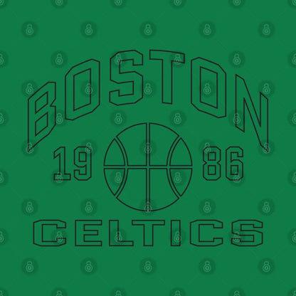Boston Celtics Basketball 1986 T-Shirt