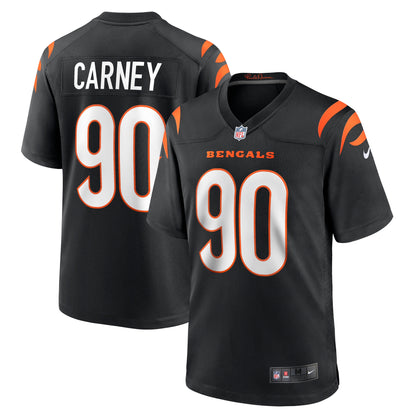 Owen Carney Cincinnati Bengals Home Game Player Jersey - Black
