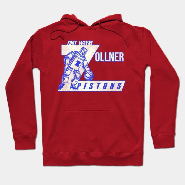 Defunct Fort Wayne Zollner Pistons Basketball Team Hoodie