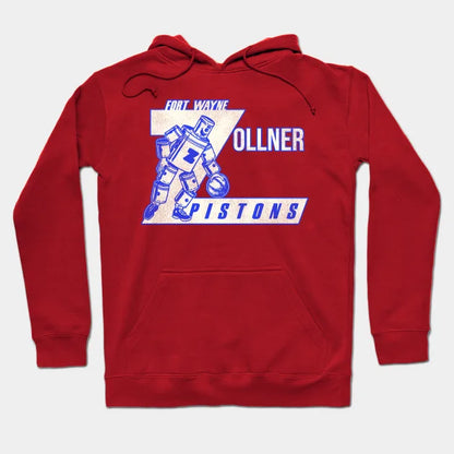Defunct Fort Wayne Zollner Pistons Basketball Team Hoodie