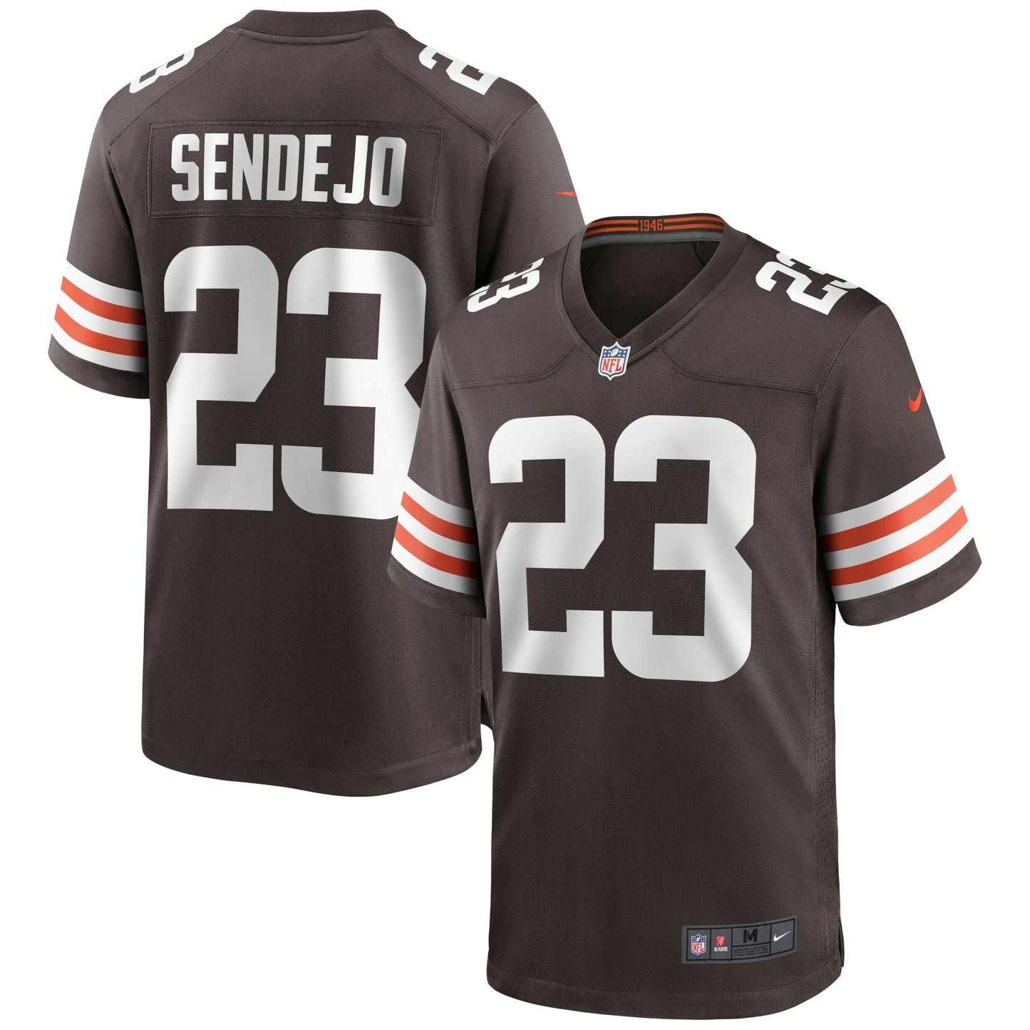Andrew Sendejo Cleveland Browns Game Jersey - Brown
